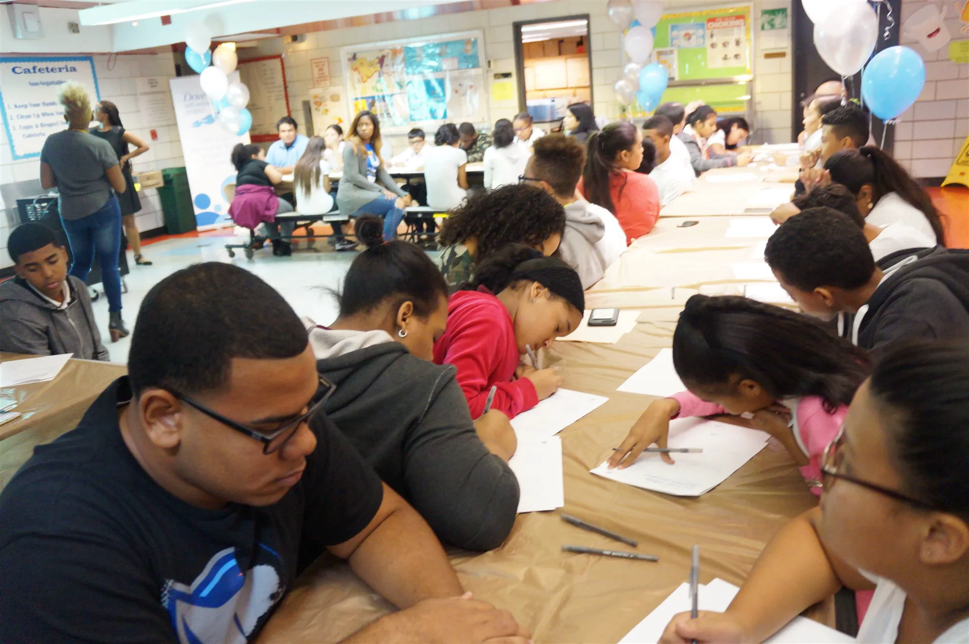 Children taking part in classroom activities